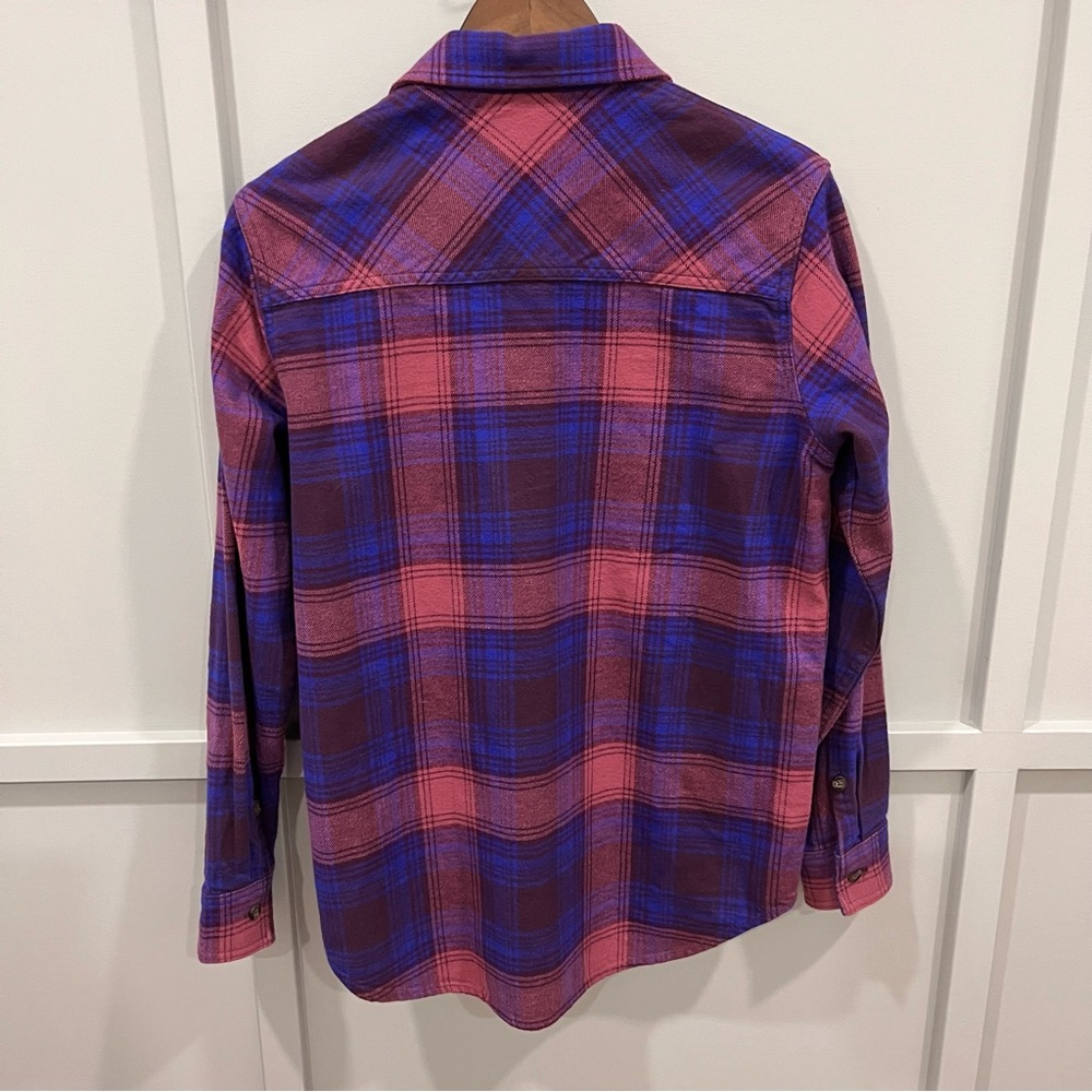 Aritzia | TNA oversized plaid shirt blue and purple 1 - Picture 4 of 8